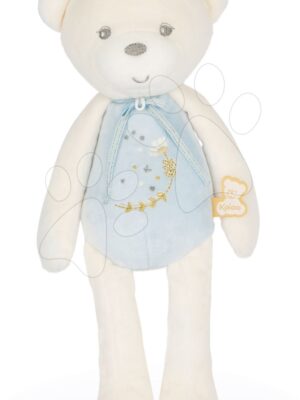 Plyšový medveď s hudbou Musical Doll Bear Perle Kaloo modrý 35 cm s jemnou melódiou z mäkkého materiálu od 0 mesPlyšový medveď s hudbou Musical Doll Bear Perle Kaloo modrý 35 cm s jemnou melódiou z mäkkého materiálu od 0 mes