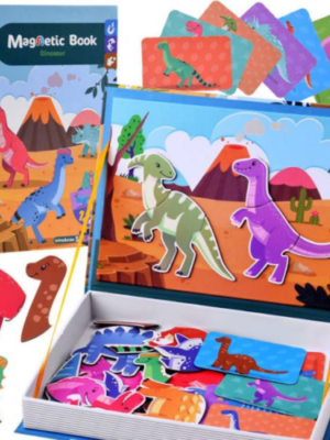 Magnetické puzzle - dinosaurus