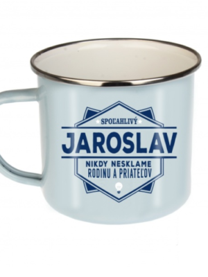 Plechový hrnček "Jaroslav"