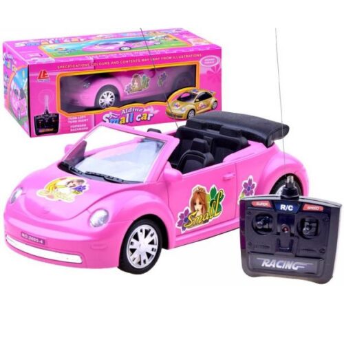 Ružový kabriolet Garbusek Beetle CABRIO R/C