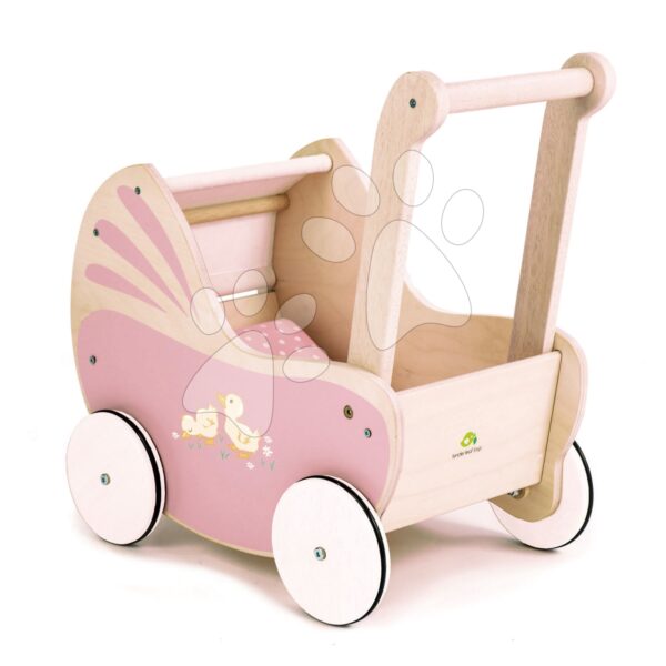 Drevený kočík Sweetiepie Dolly Pram Tender Leaf Toys s textilom pre 36 cm bábikuDrevený kočík Sweetiepie Dolly Pram Tender Leaf Toys s textilom pre 36 cm bábiku