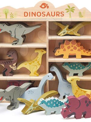 Drevené prehistorické zvieratá na poličke 24 ks Dinosaurs set Tender Leaf ToysDrevené prehistorické zvieratá na poličke 24 ks Dinosaurs set Tender Leaf Toys