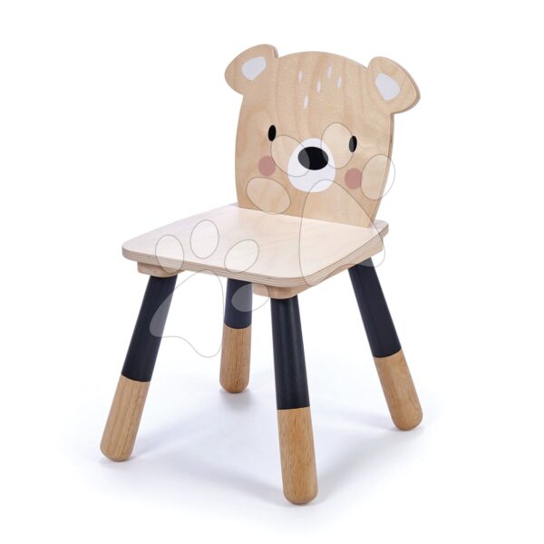 Drevená stolička medveď Forest Bear Chair Tender Leaf Toys pre deti od 3 rokovDrevená stolička medveď Forest Bear Chair Tender Leaf Toys pre deti od 3 rokov